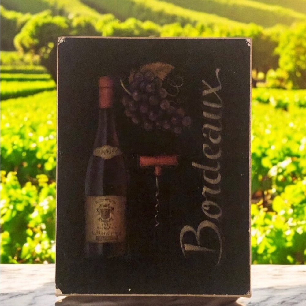 Emily Adams “Bordeaux Reserve” Canvas Style Artwork